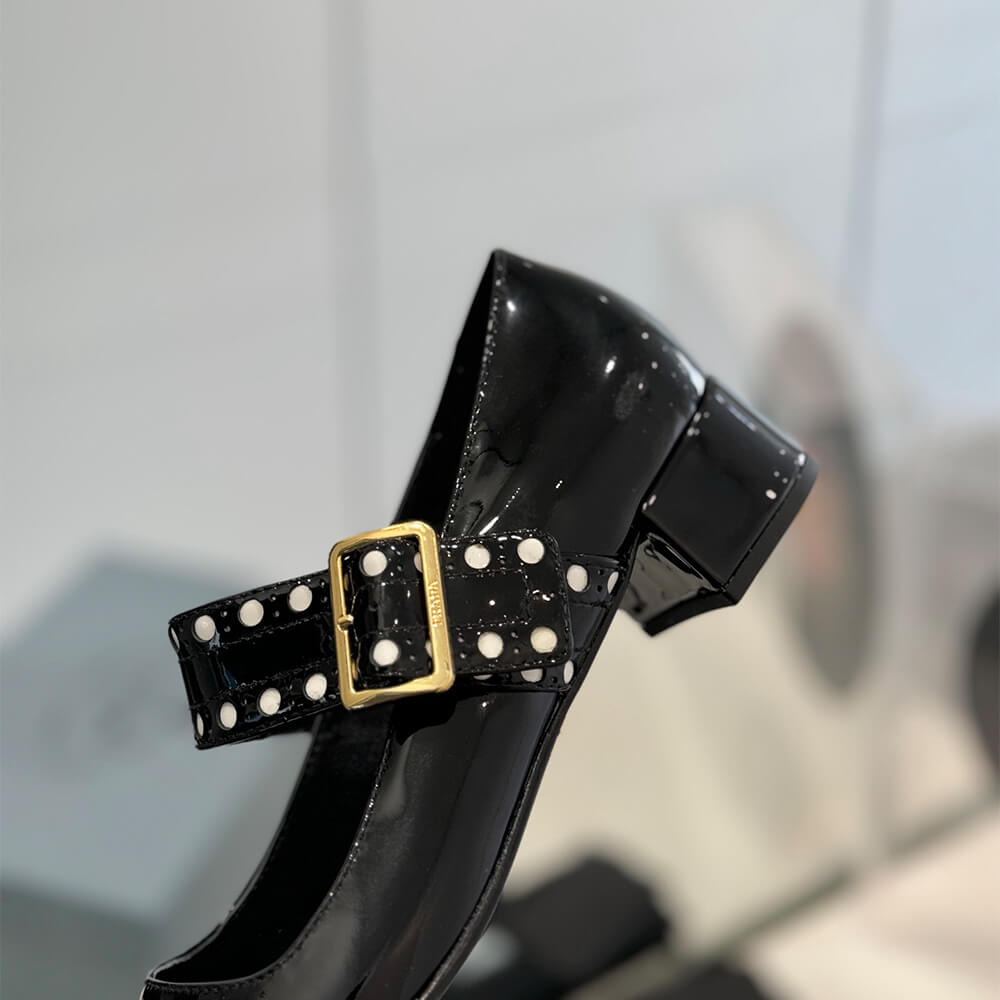Pra*a Patent leather Mary Jane pumps