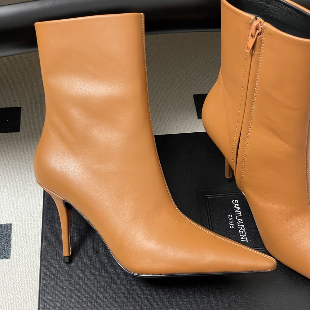 Y51 ASHLEY booties in smooth leather