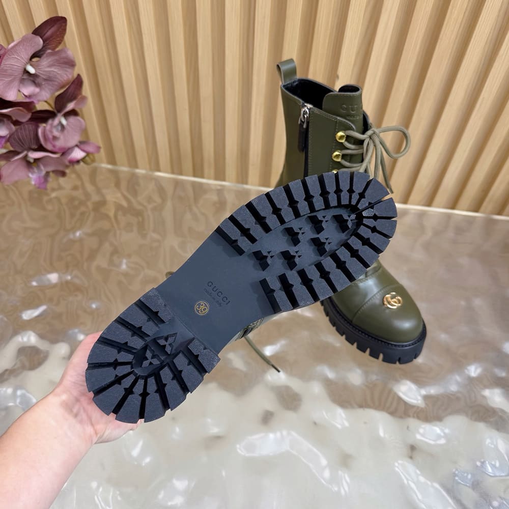 Gvc*1 Women’s lace-up ankle boot with GG
