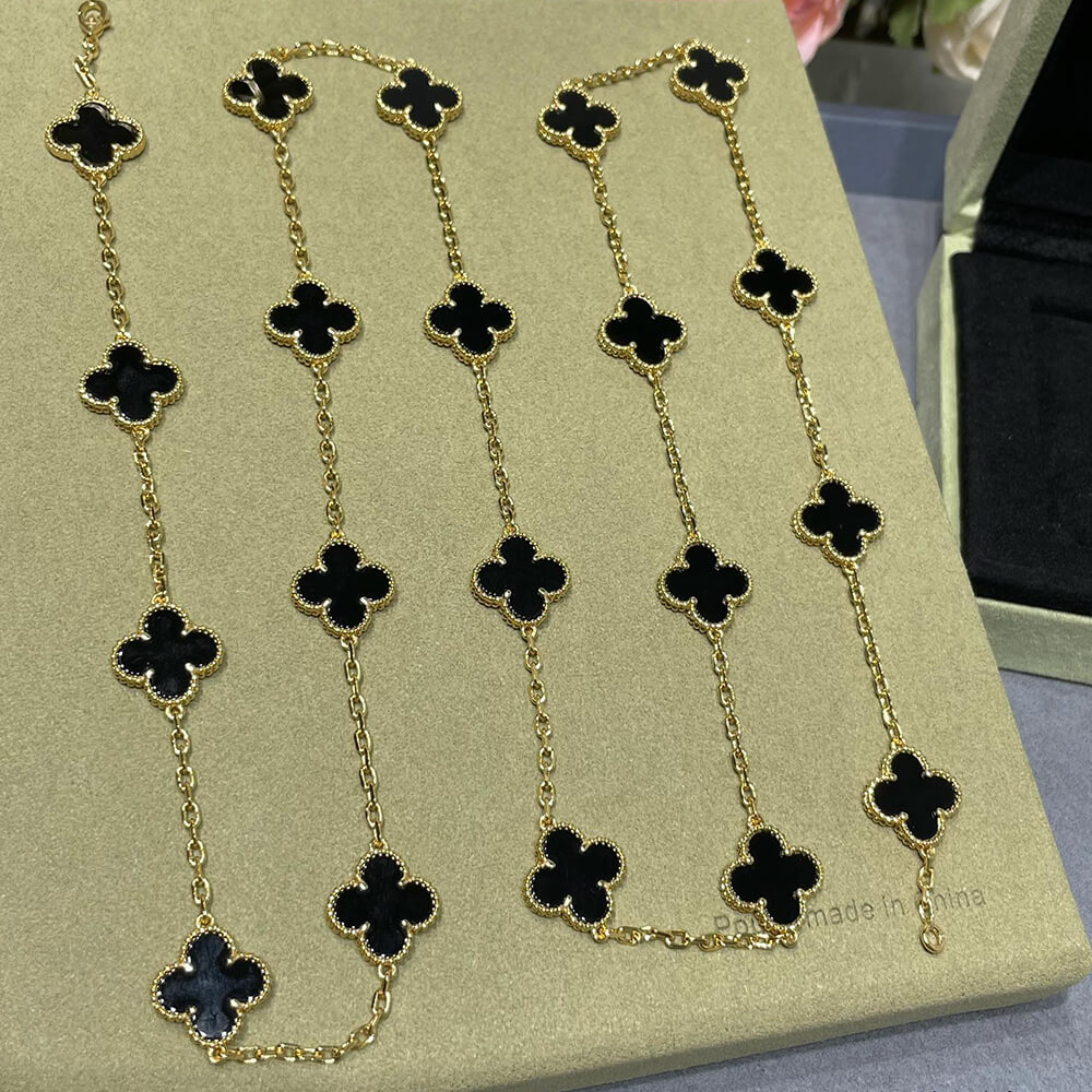 VCA Vintage Alhambra long necklace, 20 motifs