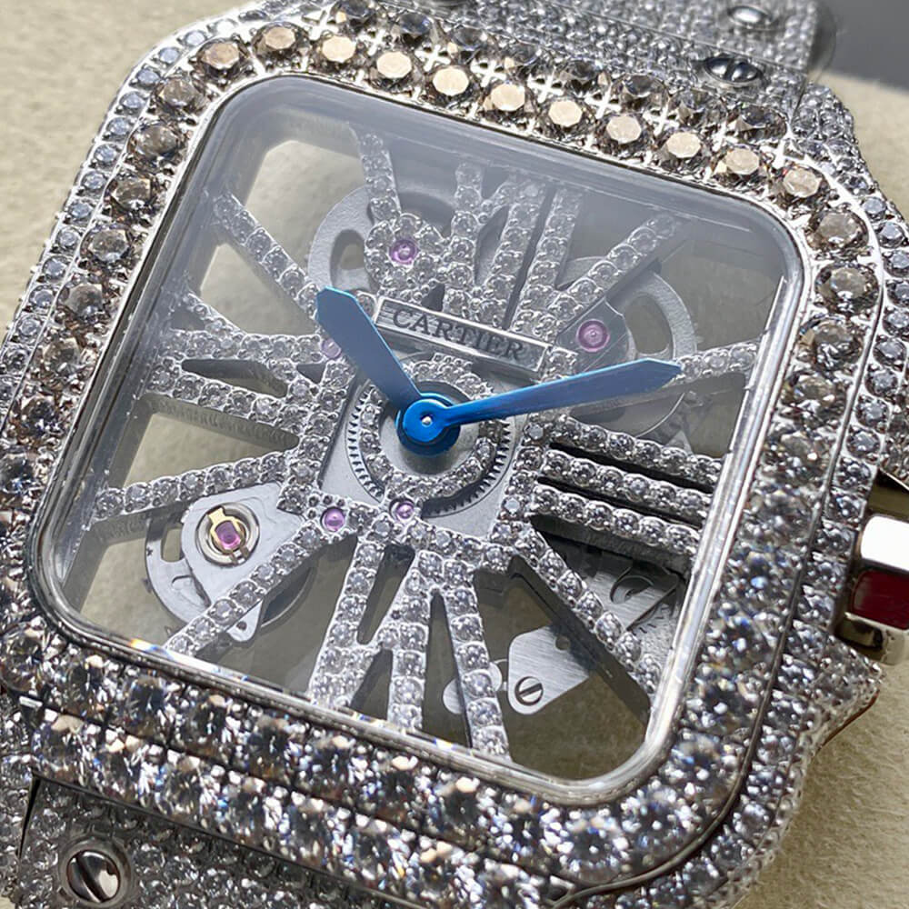 Ca*t1er Santos Skeleton Watch