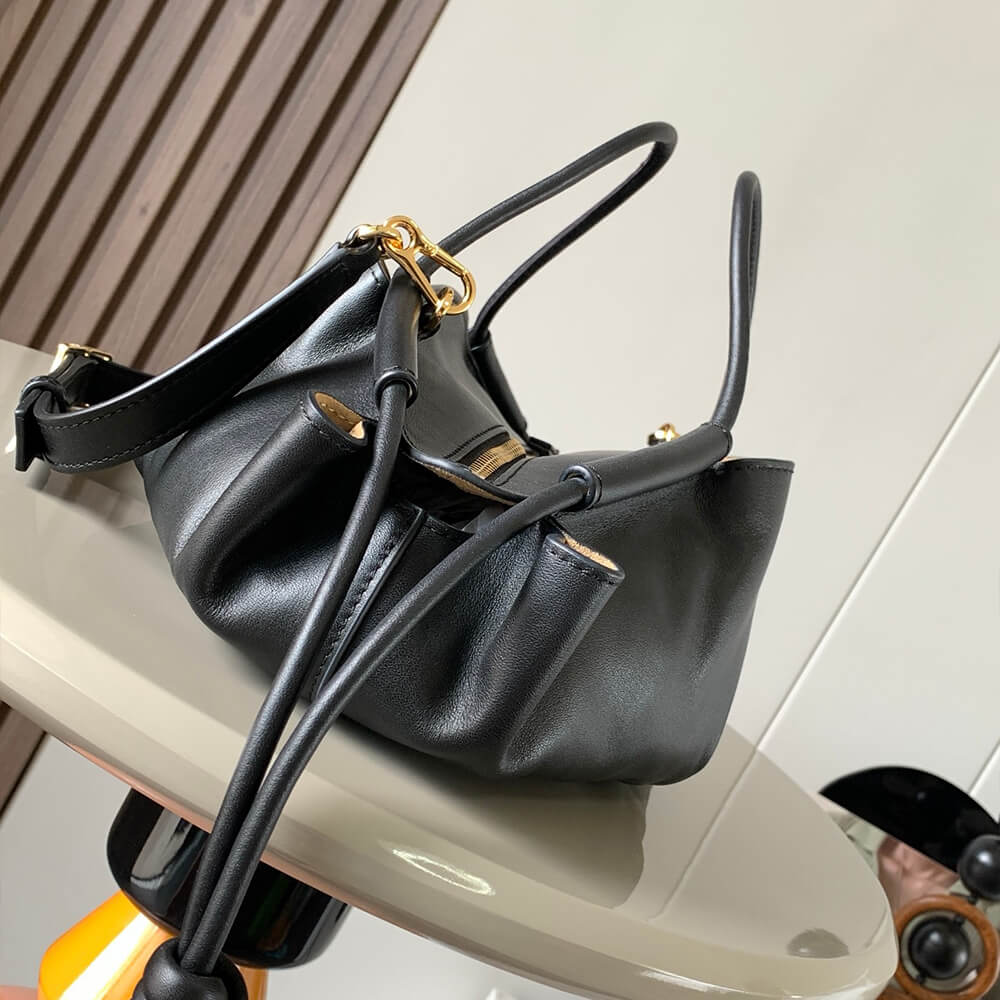 L0ew* Small Paseo bag in shiny nappa calfskin(high-end grade)