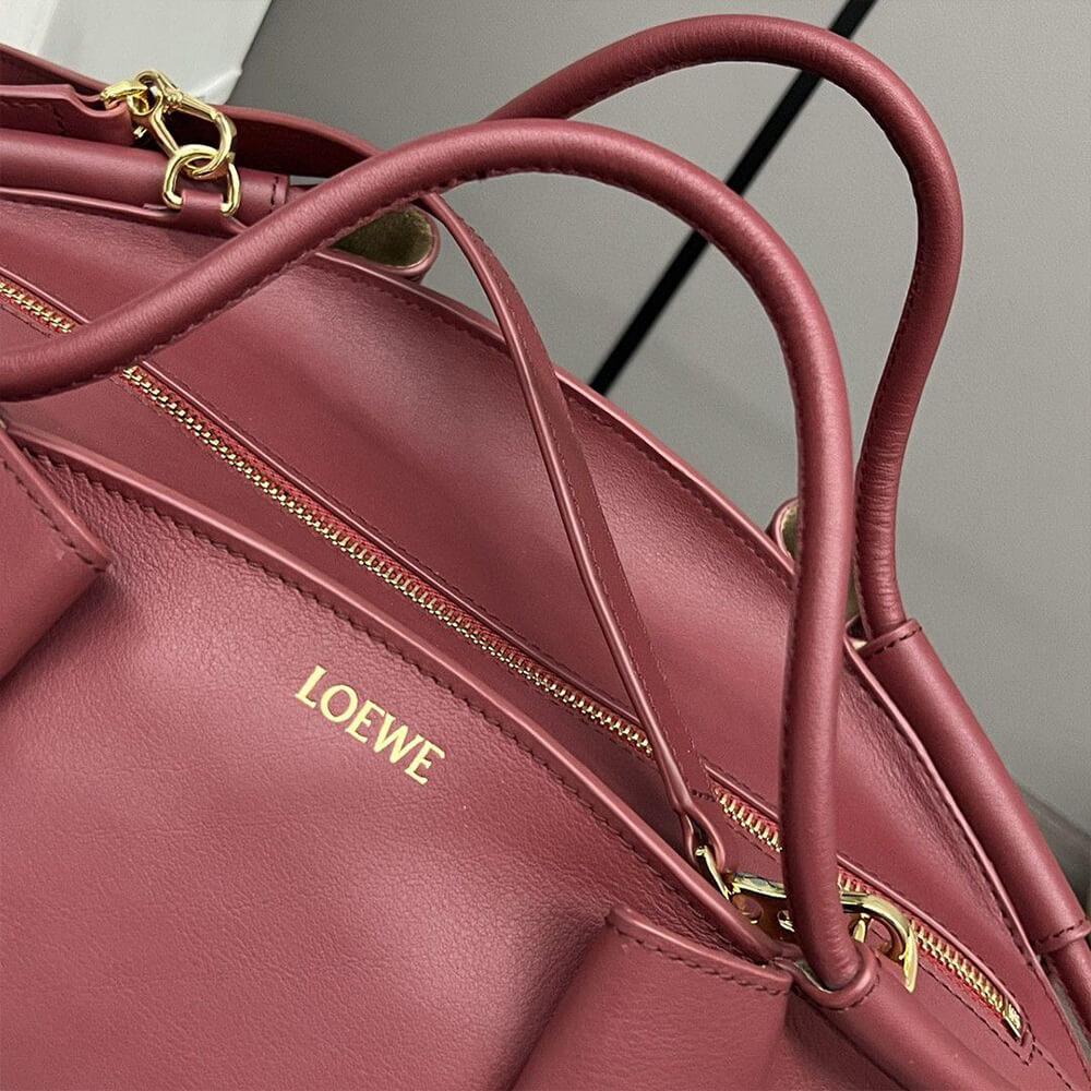 L0ew* Small Paseo bag in shiny nappa calfskin(high-end grade)